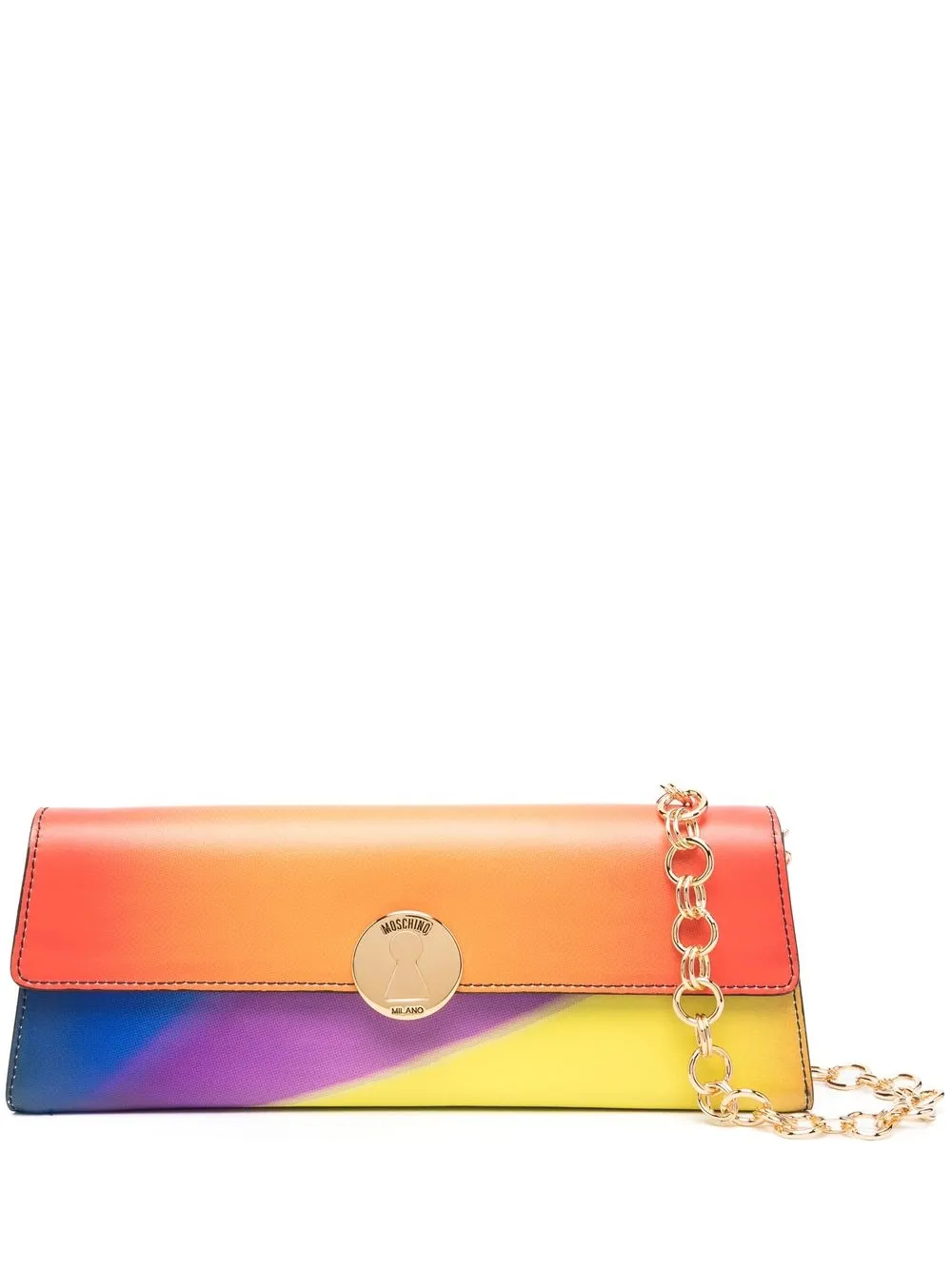 

Moschino colour-block crossbody bag - Orange