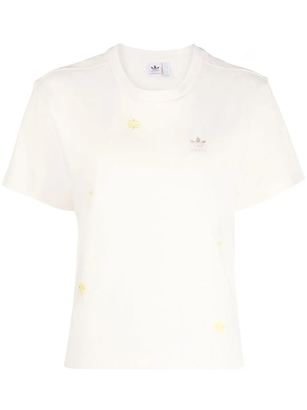 

adidas playera con logo estampado - Blanco