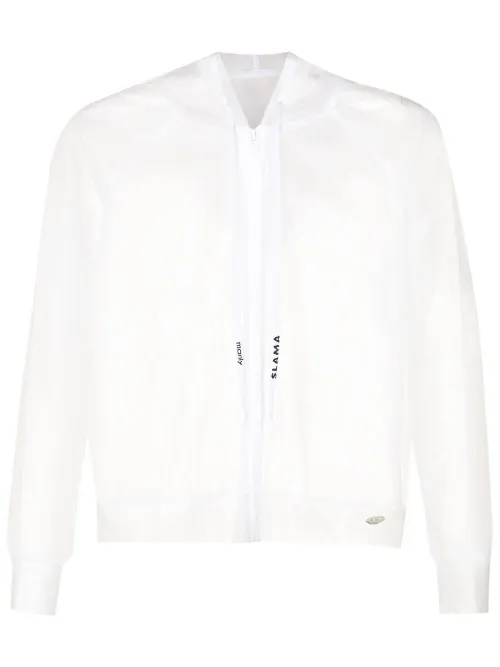 Veste légère à effet de transparence - AMIR SLAMA GYM - Modalova