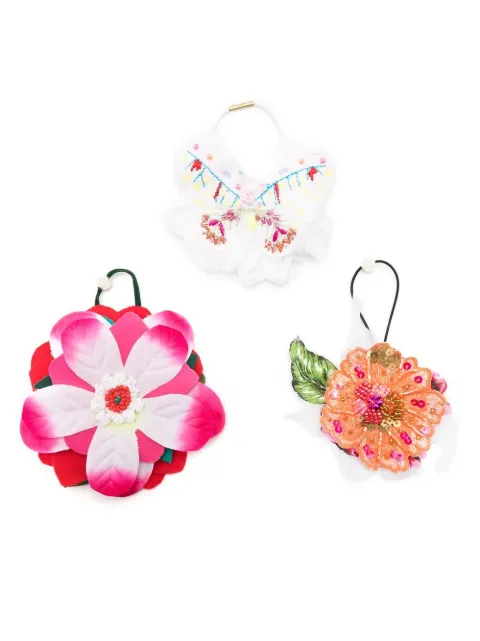 Amir Slama floral-appliqué hair tie