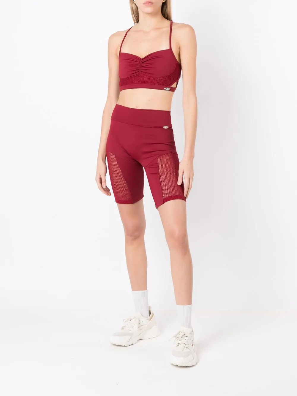 Shop Slama Gym + Manly Cycling Shorts In Red