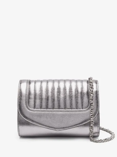 DELAGE Jeanne metallic cross-body bag