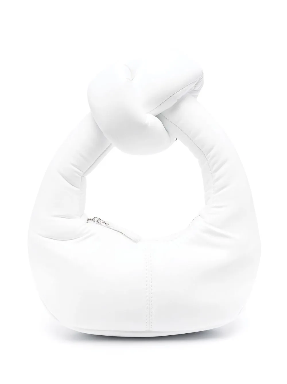 

A.W.A.K.E. Mode knot-detail leather tote - White