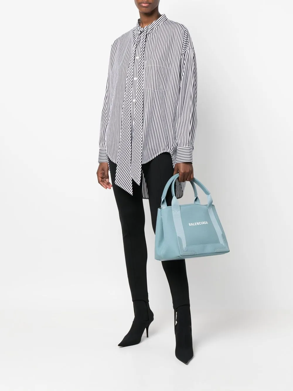 navy cabas xs balenciaga