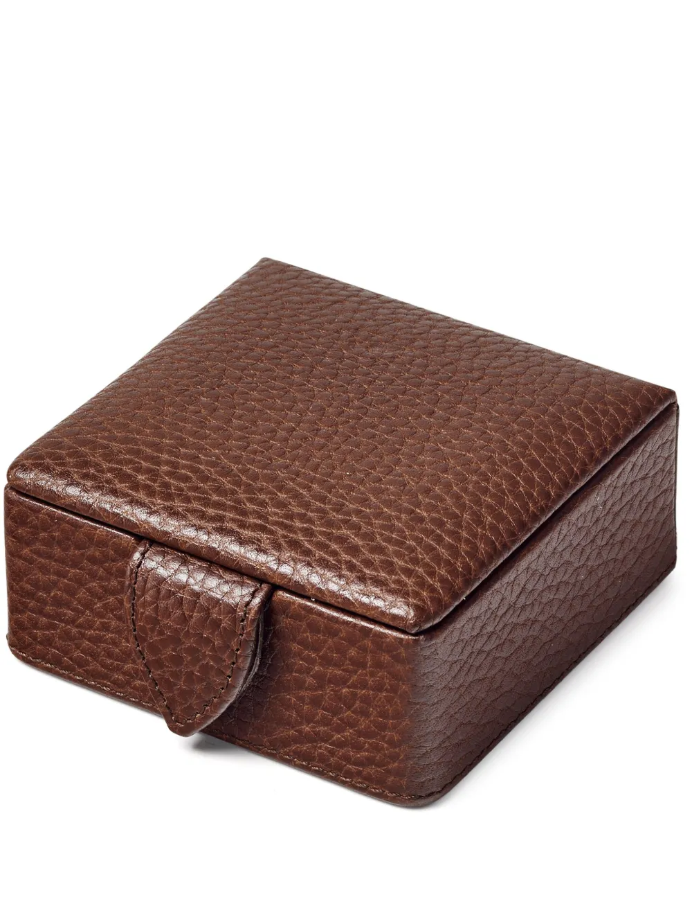 Aspinal Of London leather stud box | Brown | Image 1