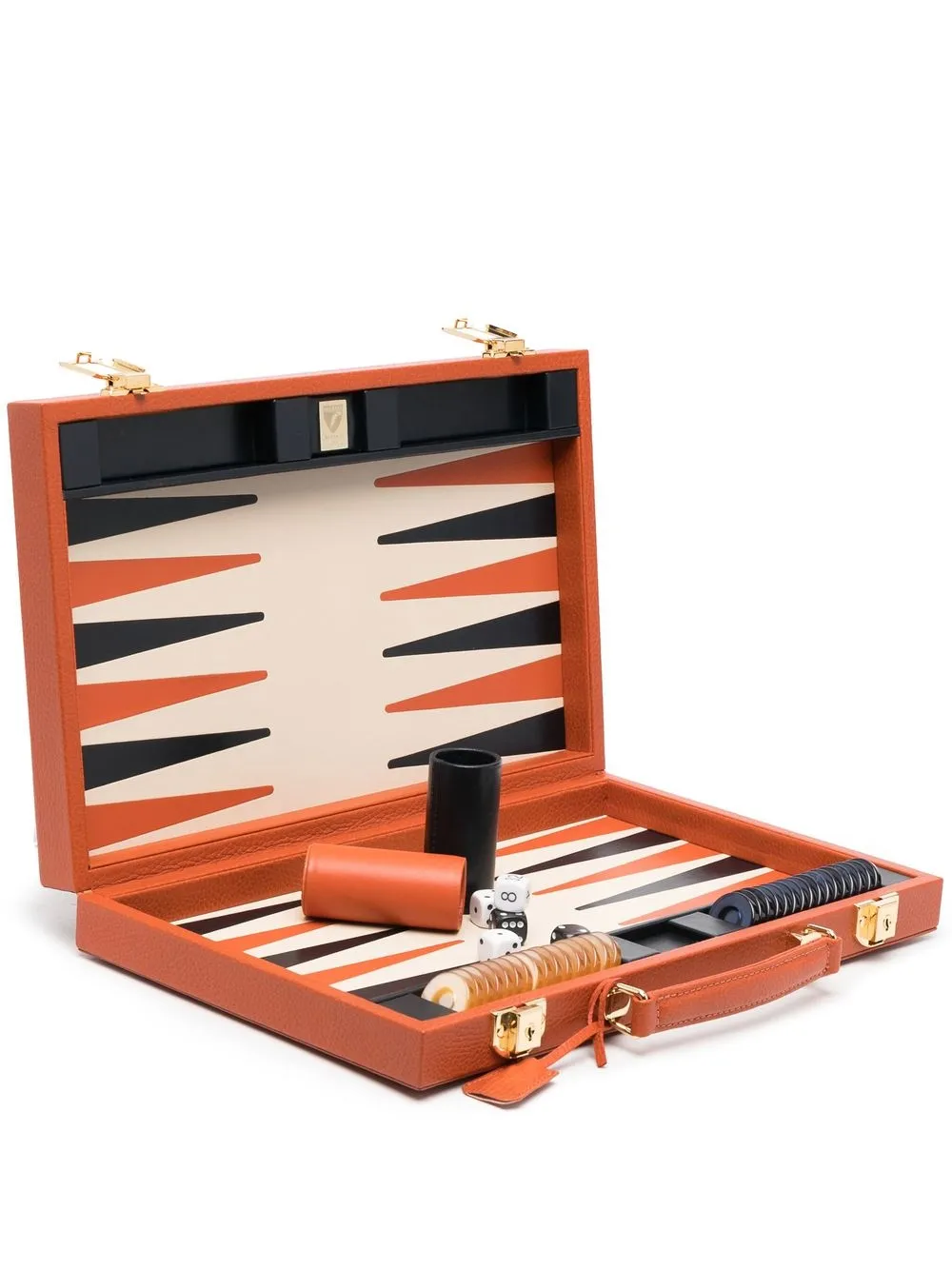 

Aspinal Of London juego de backgammon granulado de 15'' - Naranja