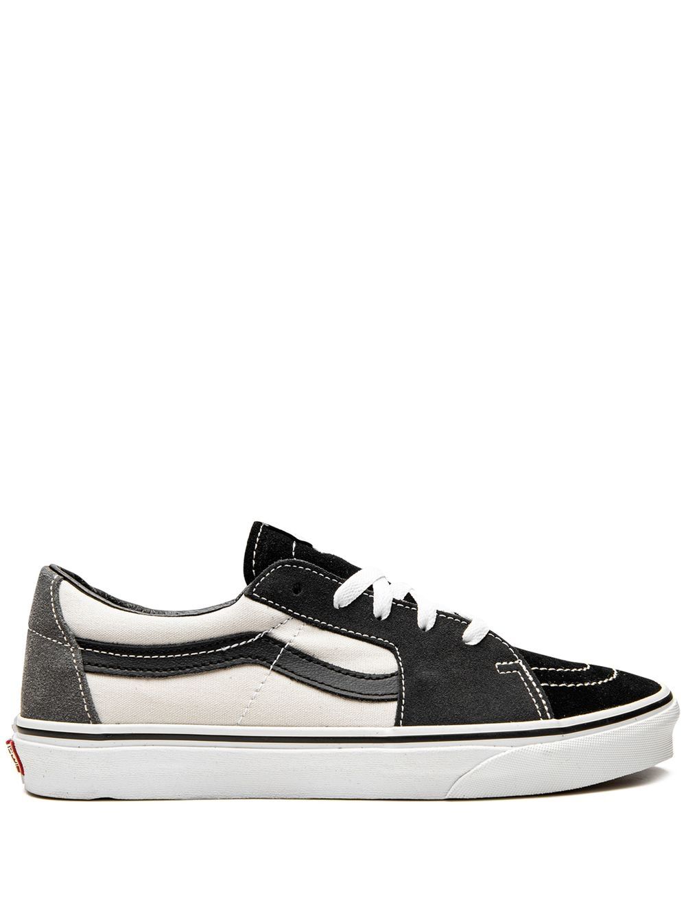 Vans Sk8-low Sneakers In Color Block White And Gray In Drizzle/white