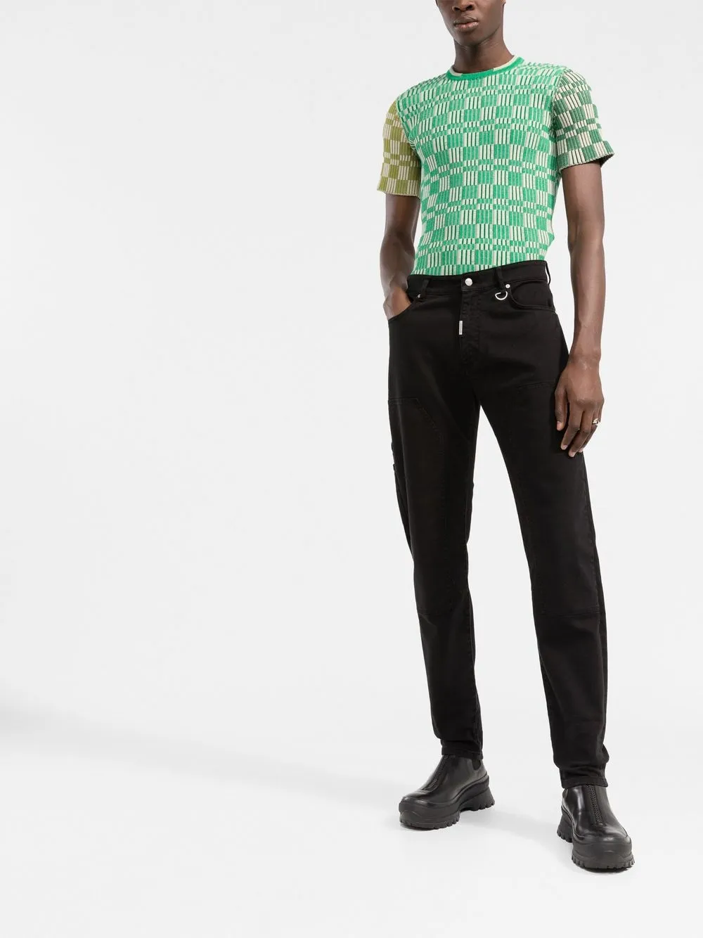 Represent Ruimvallende jeans - Zwart