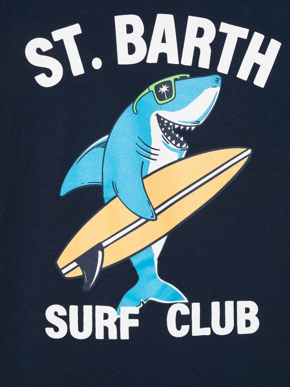 Shop Mc2 Saint Barth Surf Club Graphic T-shirt In Blue