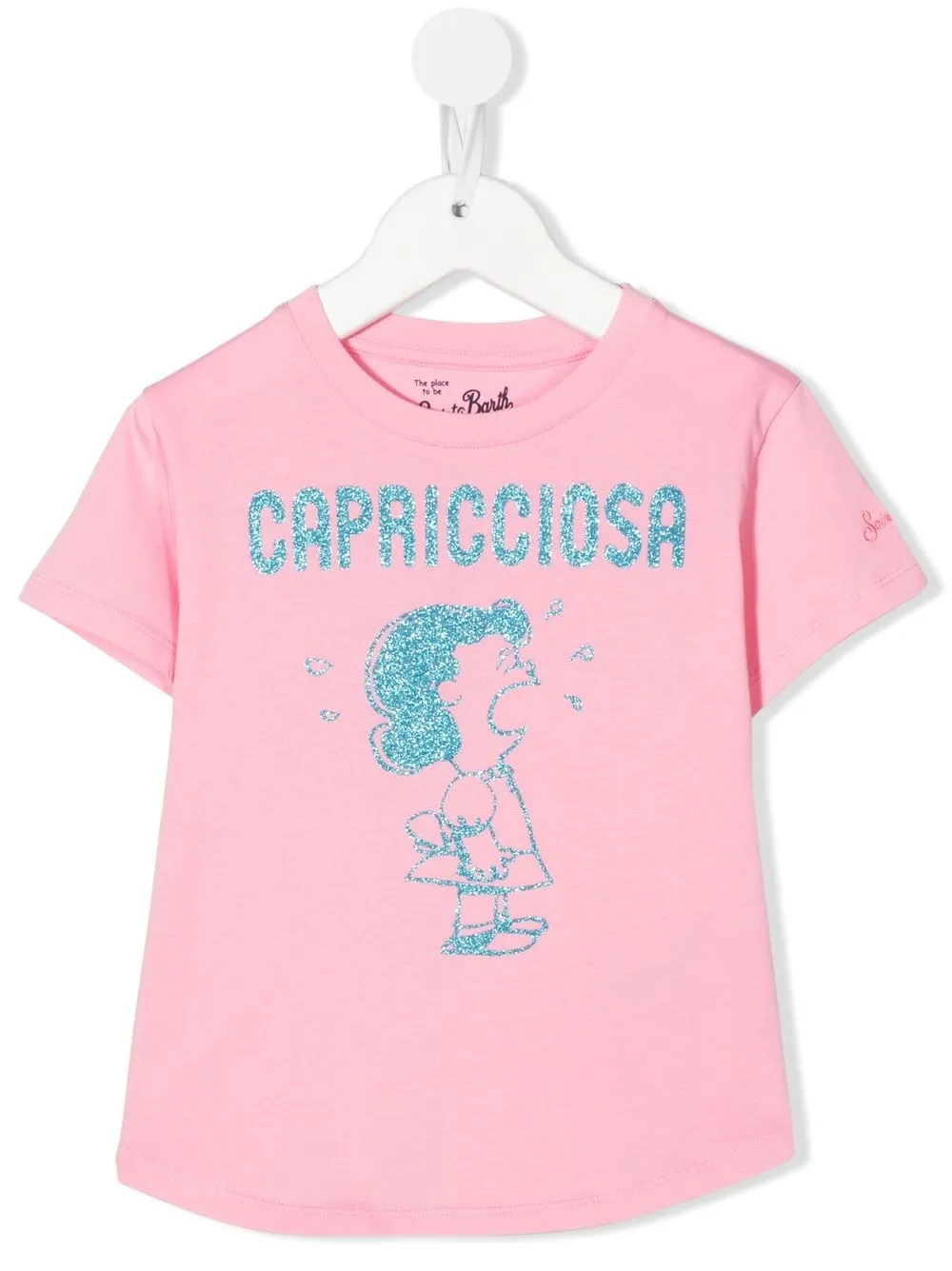 

MC2 Saint Barth Kids Lucy™ graphic-print T-shirt - Pink