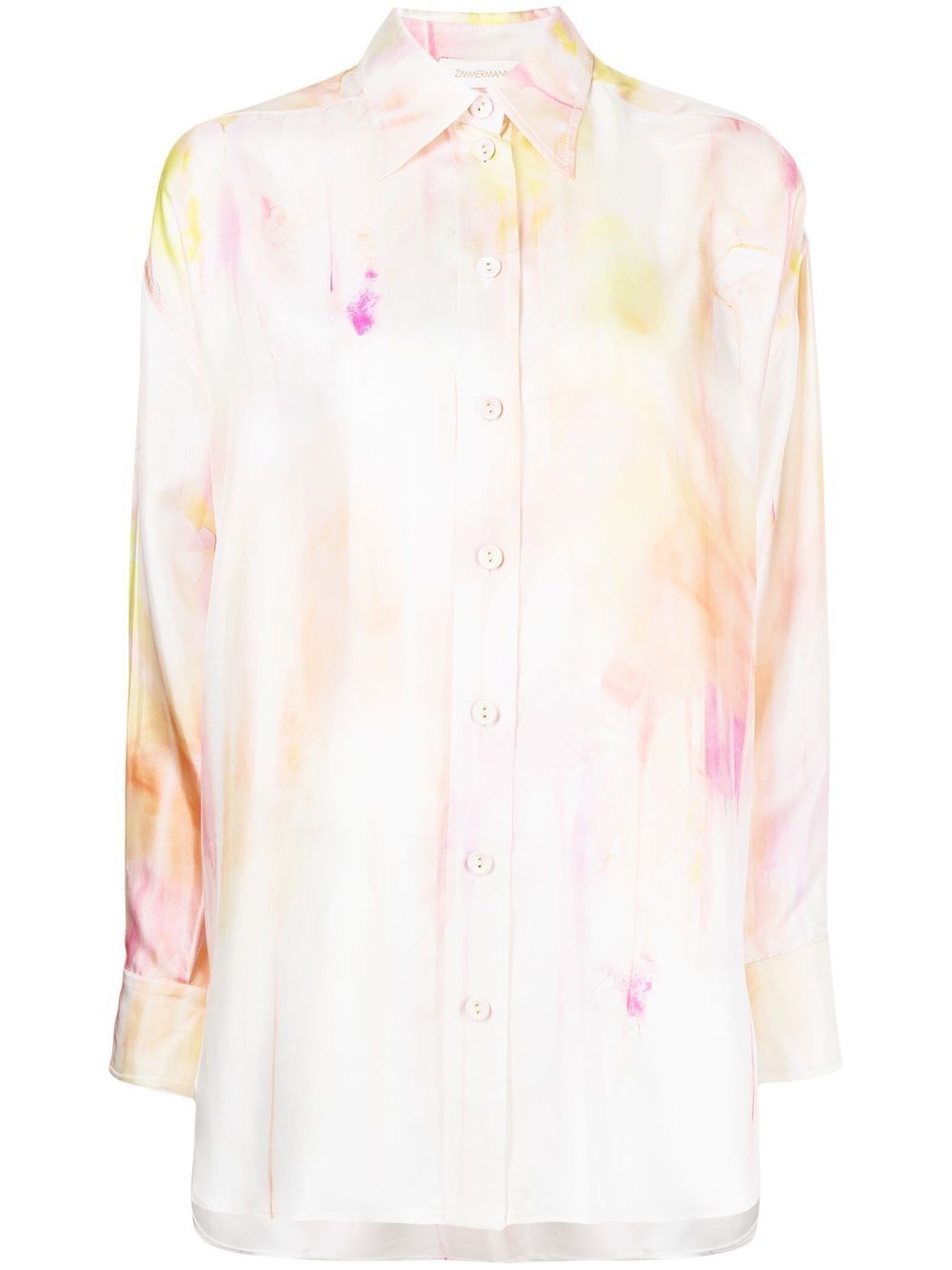 ZIMMERMANN tie-dye pattern shirt - Multicolour