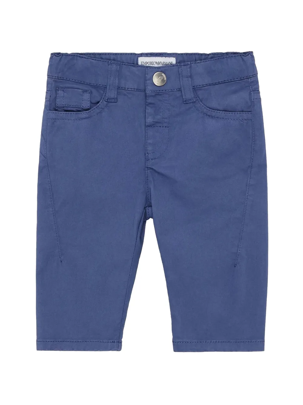 Emporio Armani Kids five-pocket shorts - Blu