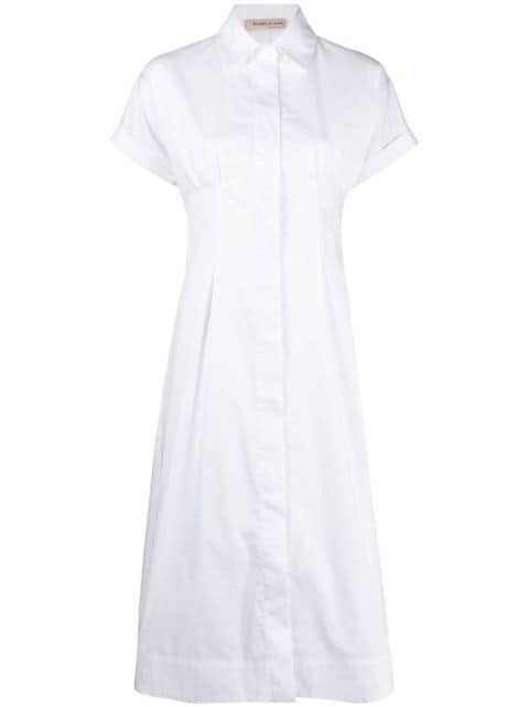 Blanca Vita short-sleeve cotton shirtdress