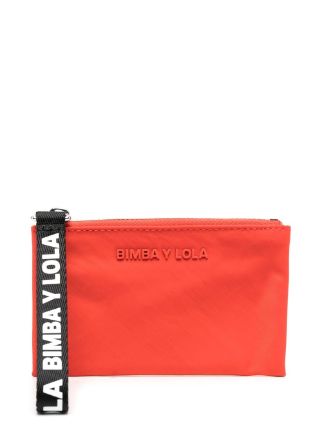 Bimba y Lola Mini debossed-logo Leather Purse - Farfetch