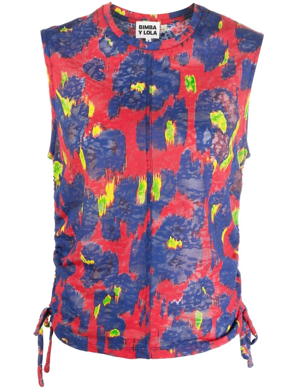 

Bimba y Lola camiseta con detalle fruncido - Azul