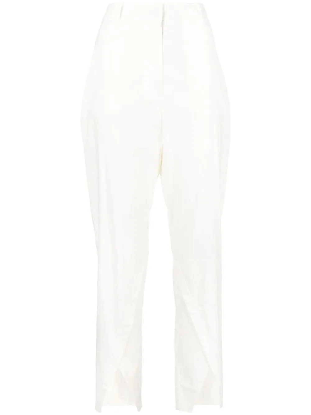 

MEHTAP ELAIDI pantalones de tiro alto - Blanco