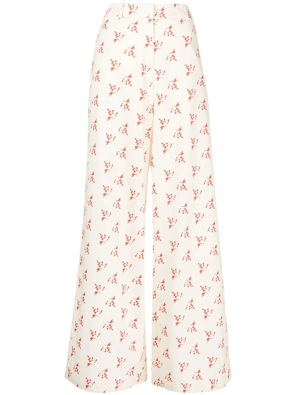 

MEHTAP ELAIDI pantalones con estampado floral - Neutro