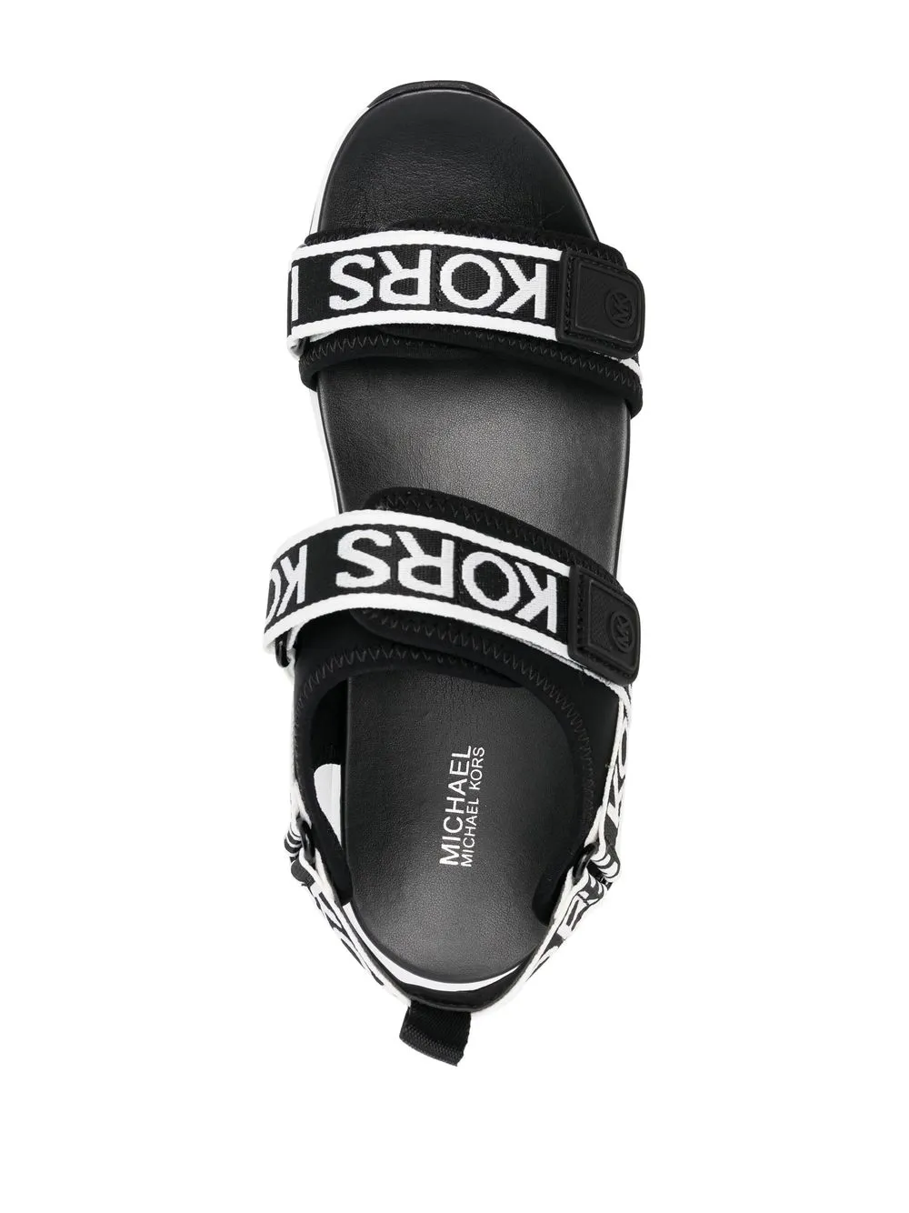 michael kors maverick chunky logo sandals
