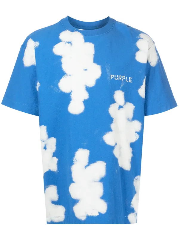 Purple Brand Bleached Print T-shirt 