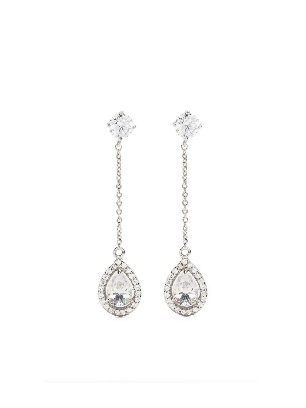 

CARAT* LONDON Bee Pear Borderset drop earrings - Silver