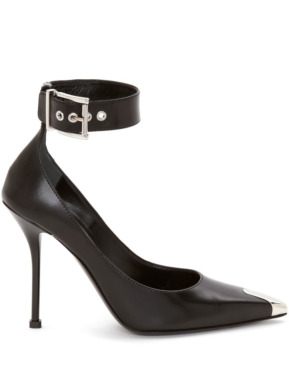 Alexander McQueen Pumps Mit Spitzer Kappe 105mm Schwarz FARFETCH DE