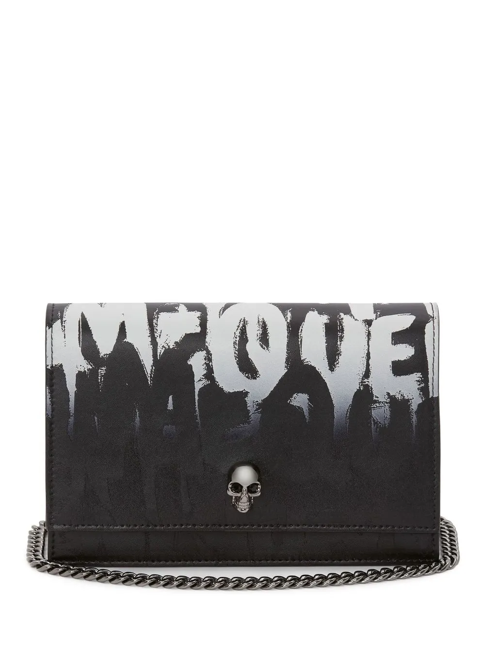 

Alexander McQueen bolsa crossbody con motivo Skull pequeña - Negro