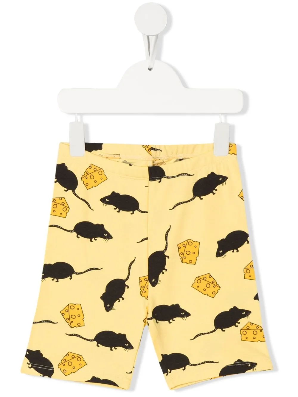 

Mini Rodini shorts con estampado gráfico - Amarillo