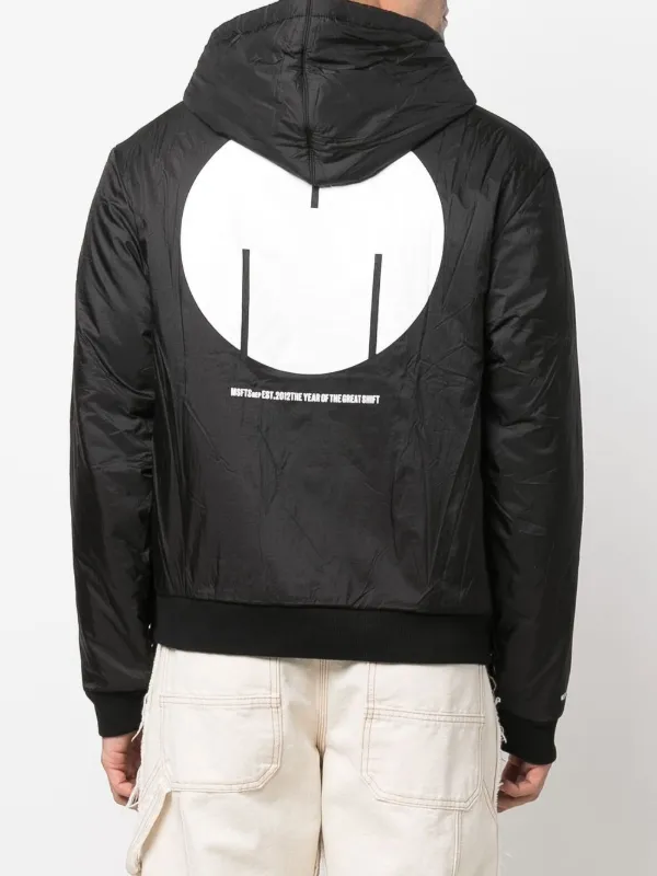 MSFTSrep logo-print Detail Hoodie | Black | FARFETCH