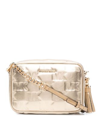 Michael Kors Jet Set metallic-finish Camera Bag - Farfetch