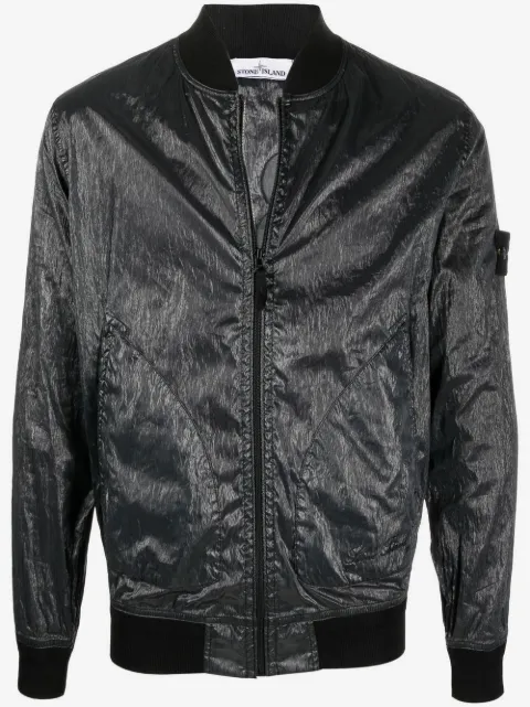 Stone Island loog-patch bomber jacket