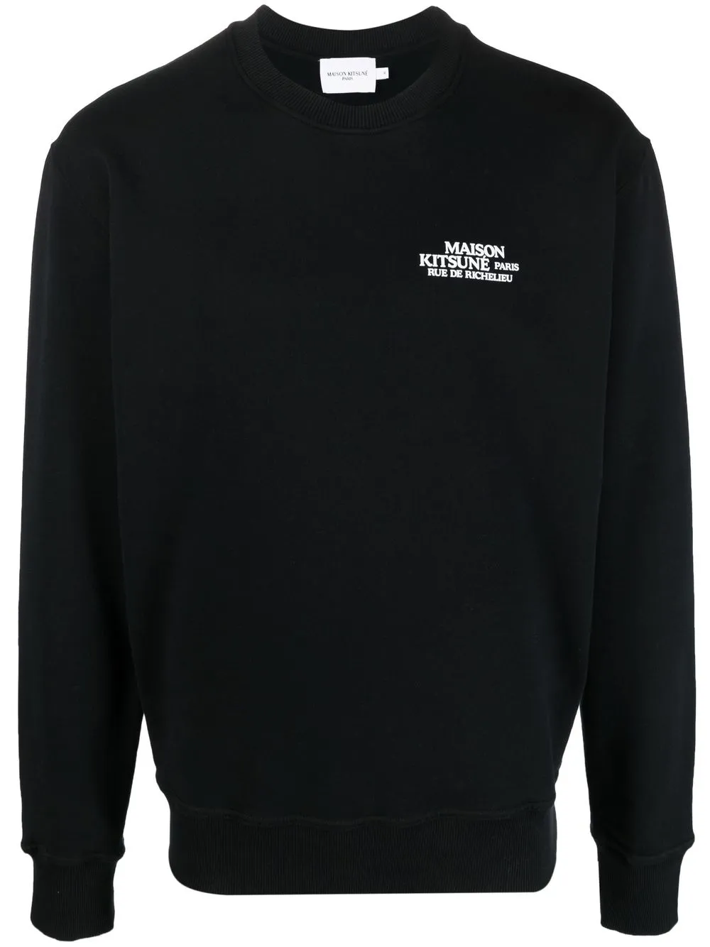 

Maison Kitsuné logo-print sweatshirt - Black