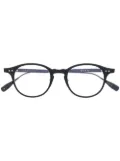 Dita Eyewear Ash engraved-logo glasses - Blue