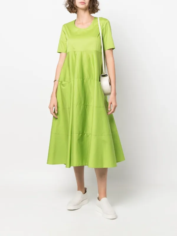 Blanca Vita Flared T-shirt Dress | Green | FARFETCH