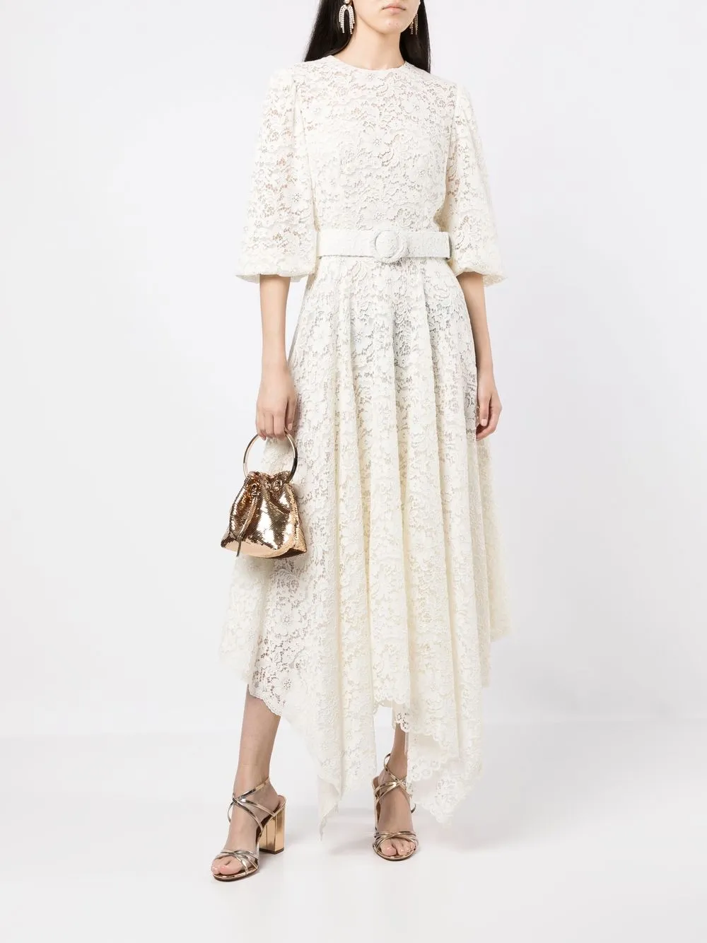 costarellos lace dress