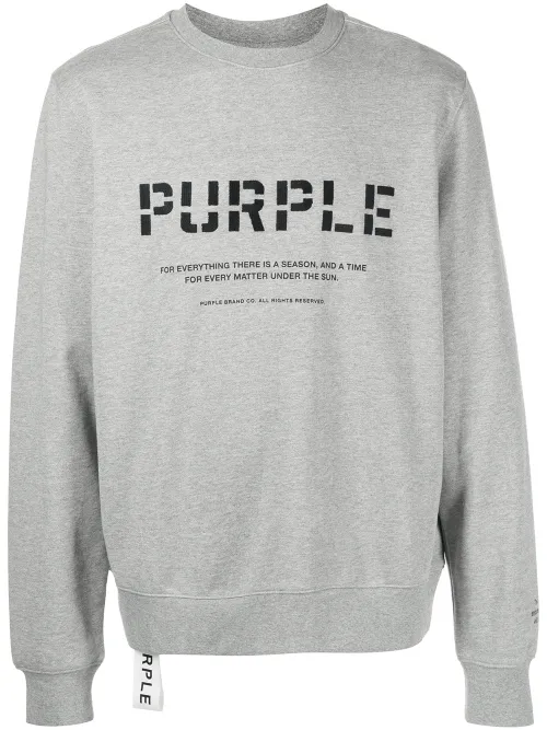 Sweat à logo imprimé - Purple Brand - Modalova
