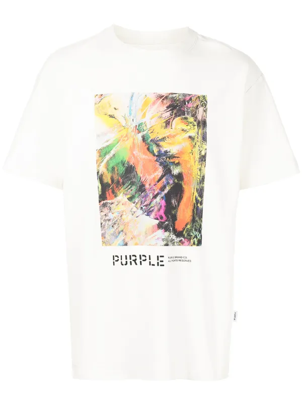 Purple Brand Under The Sun Printed T 