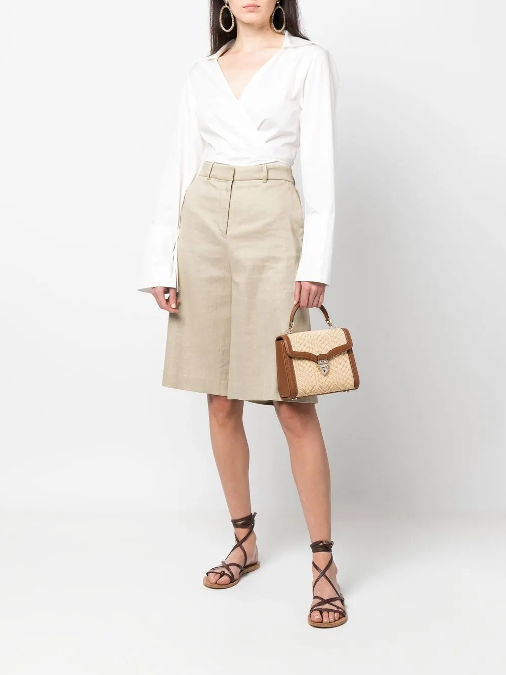 Aspinal Of London Mayfair midi shopper - Beige
