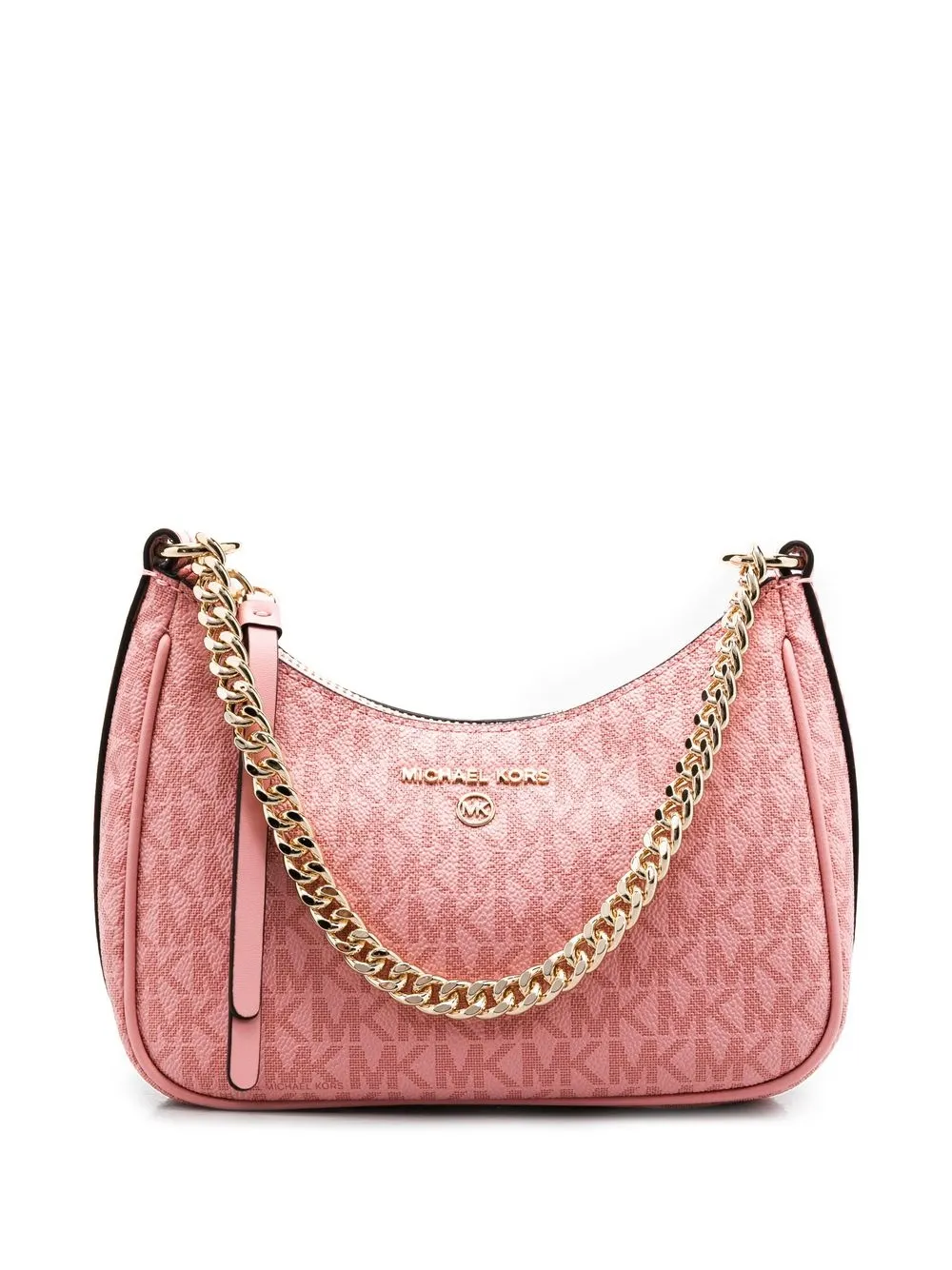 

Michael Michael Kors bolsa con monograma y cadena - Rosado