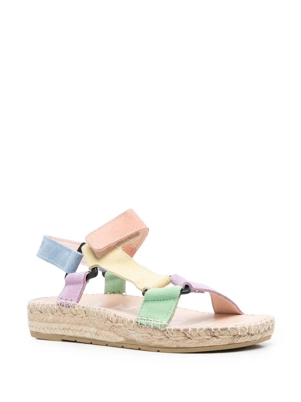 Manebi Suède sandalen - Geel