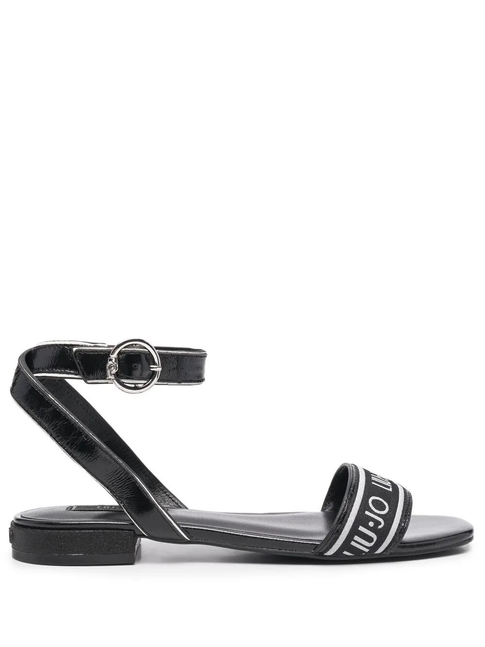 

LIU JO sandalias con logo estampado - Negro