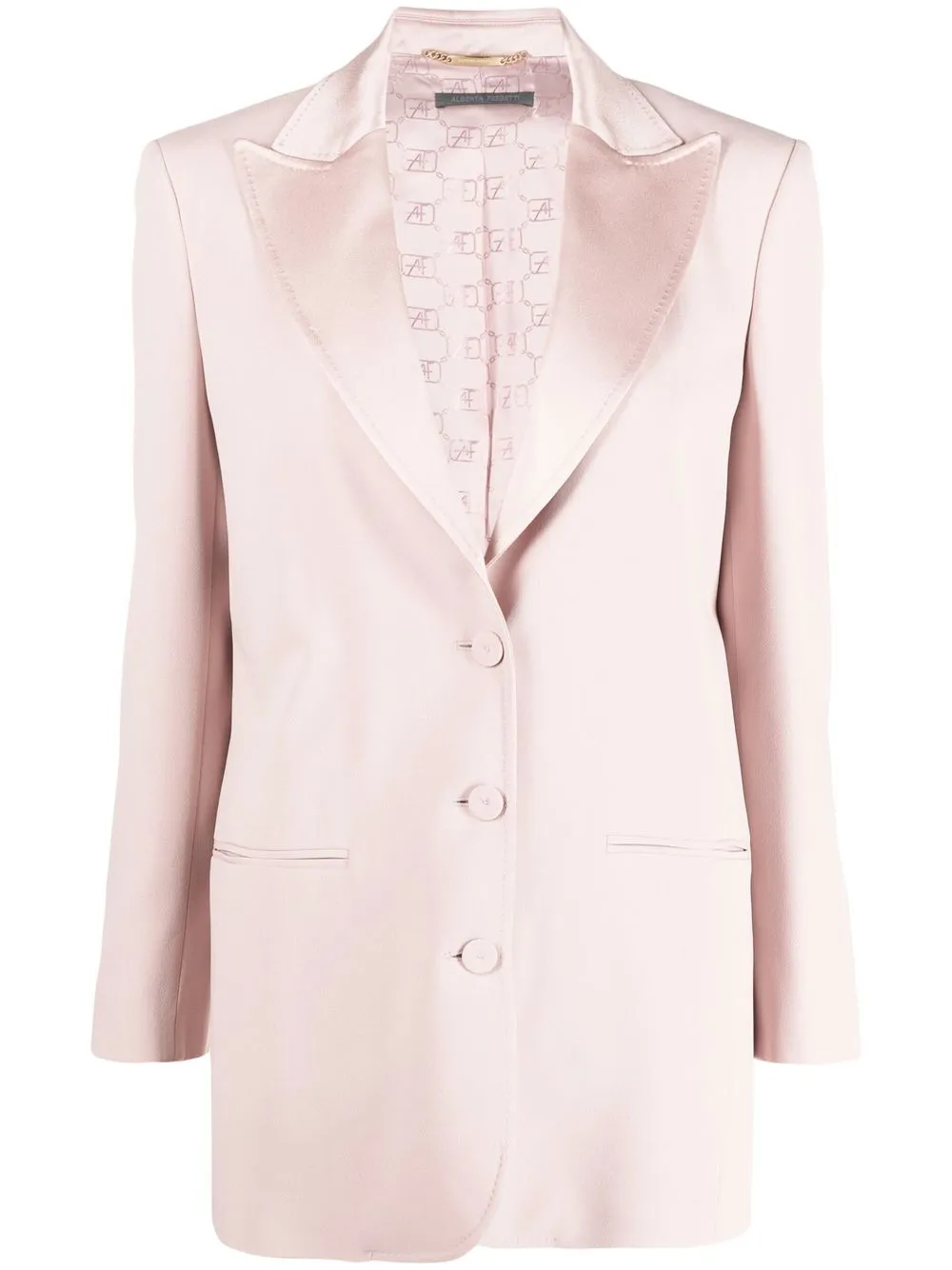 

Alberta Ferretti blazer con botones - Rosado
