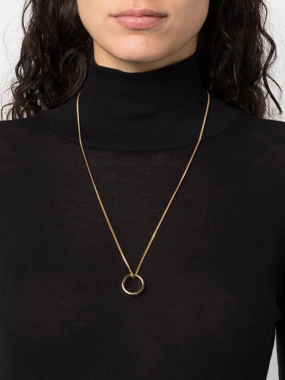 MM6 Maison Margiela Halsketting met logo - Goud