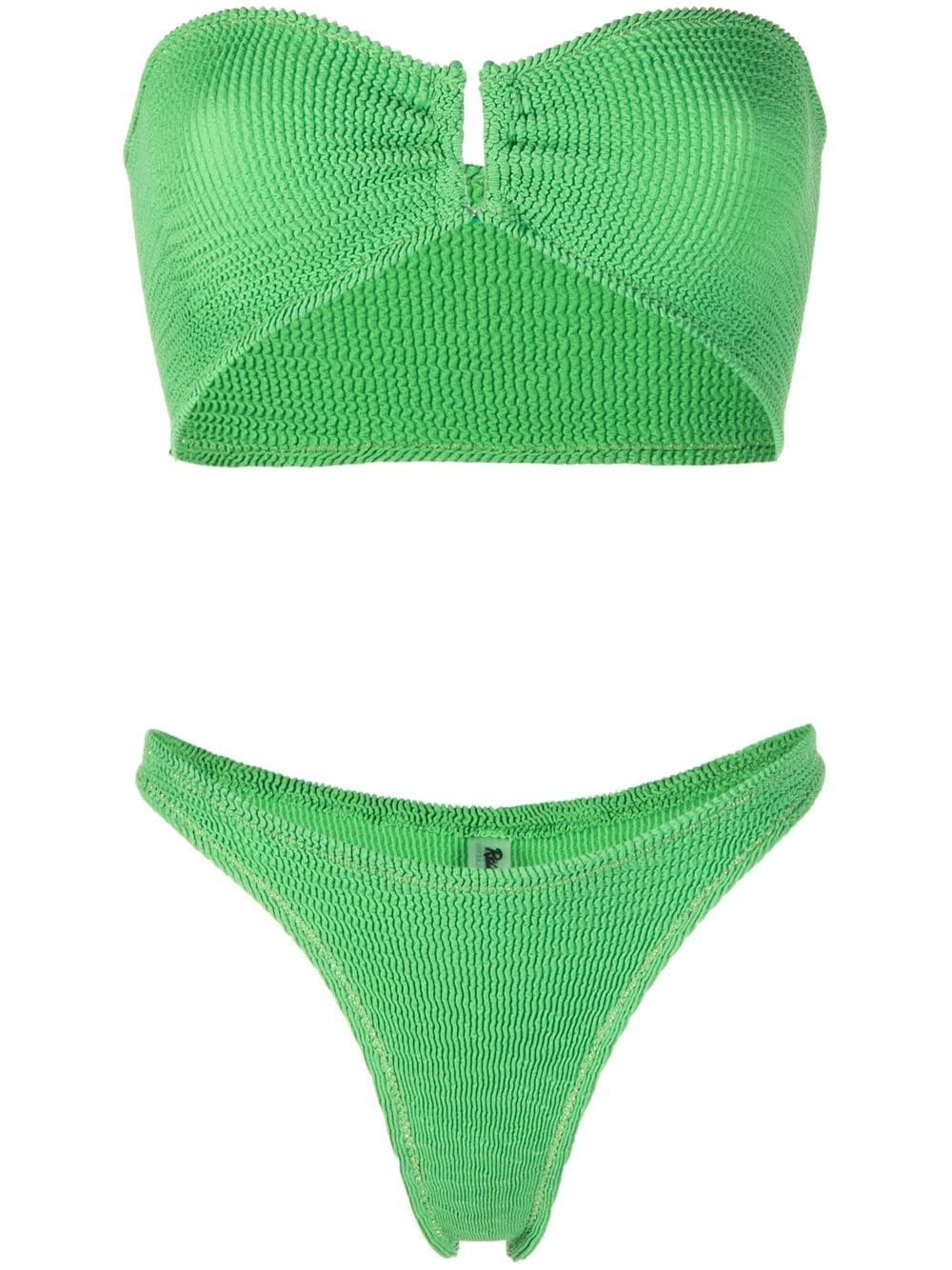 Reina Olga Ausilia Scrunch Bikini Set - Farfetch