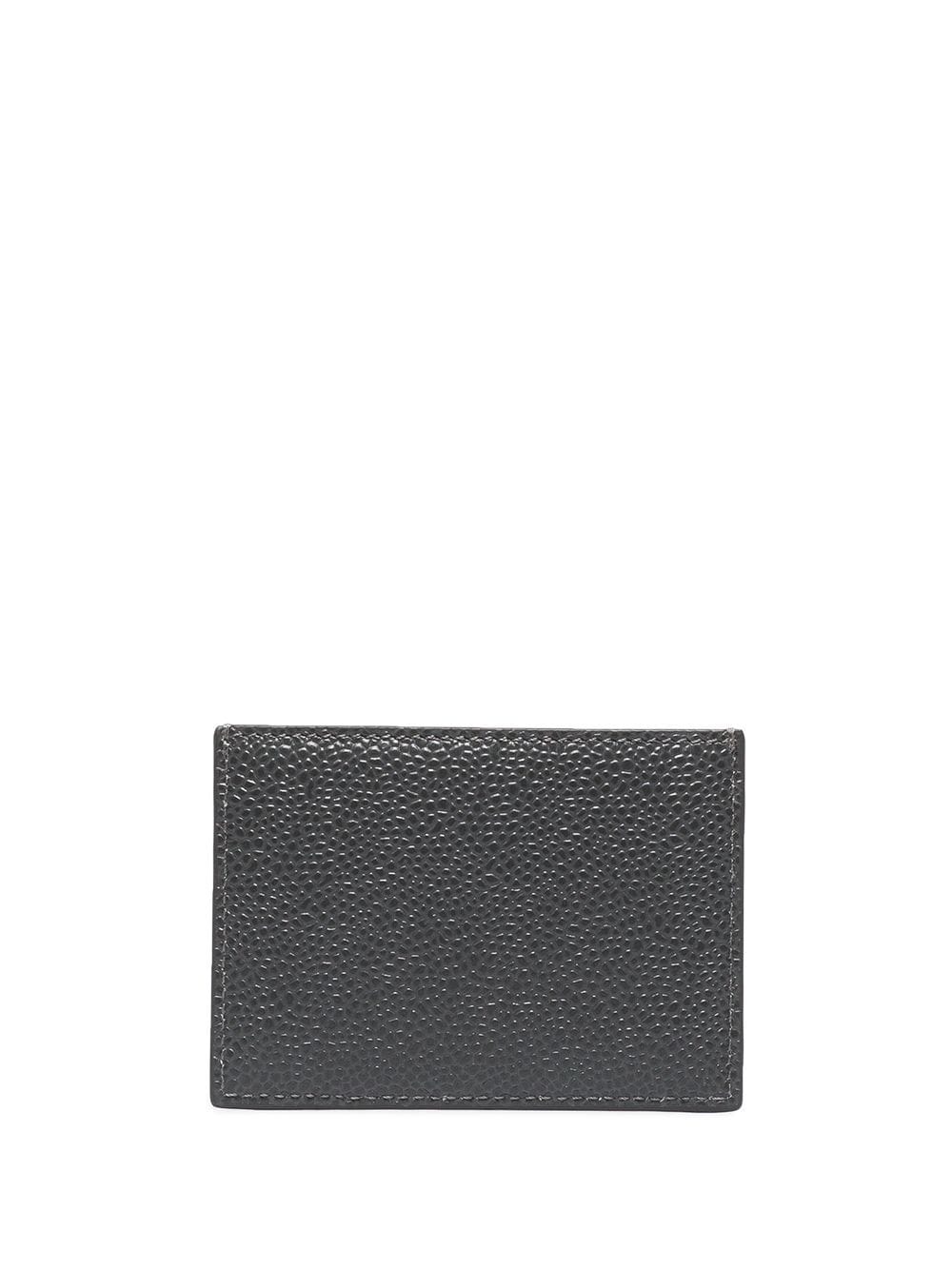 Thom Browne Pasjeshouder met logo - 025 DARK GREY