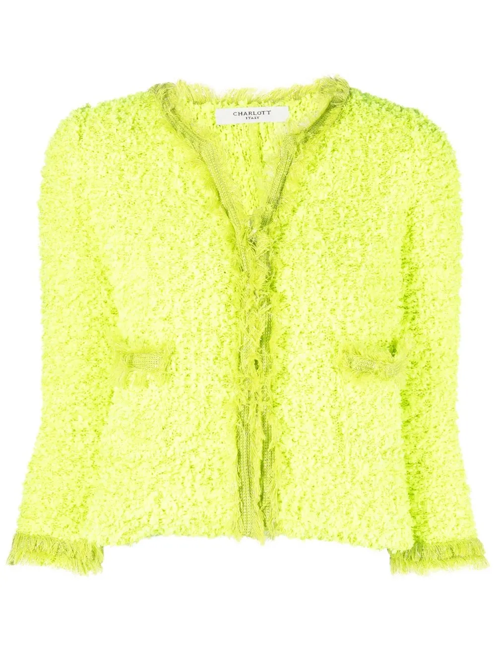 

Charlott long sleeve fitted jacket - Yellow