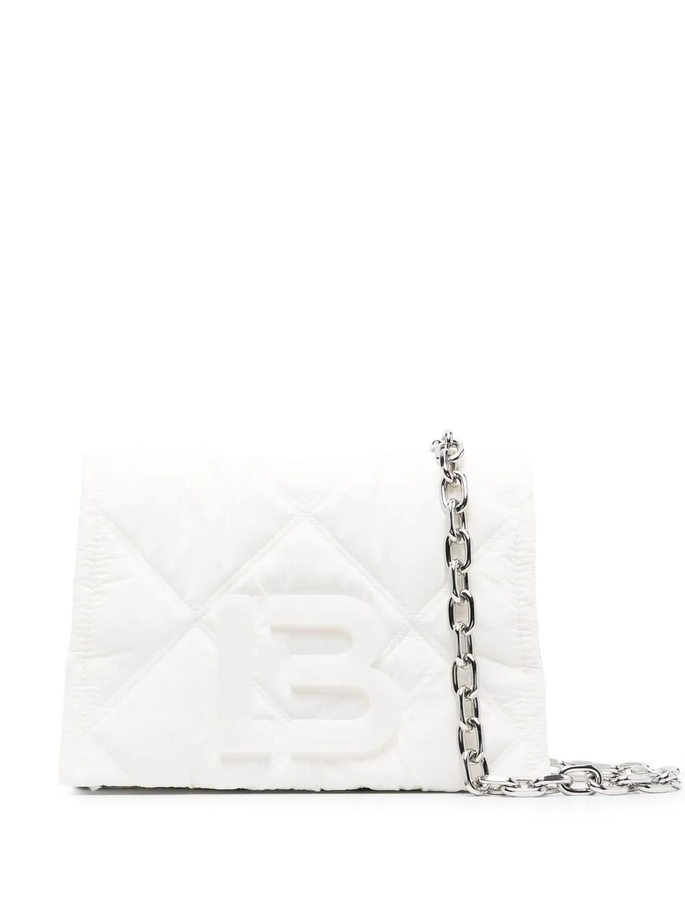 

Bimba y Lola bolsa crossbody mate con logo en relieve - Blanco