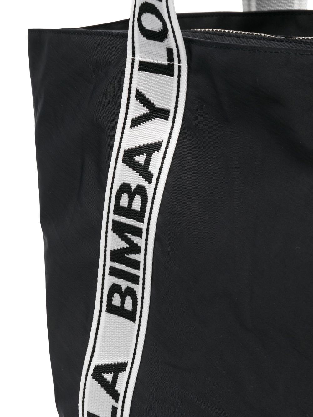 Bimba Y Lola Logo-Straps Tote Bag - Black
