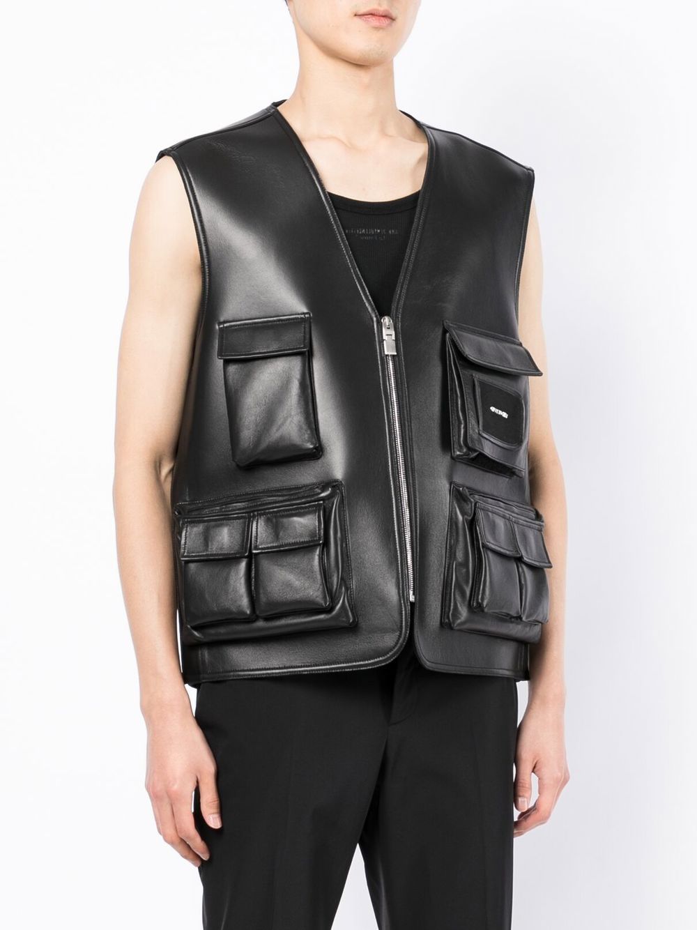 GIVENCHY レザーベスト-