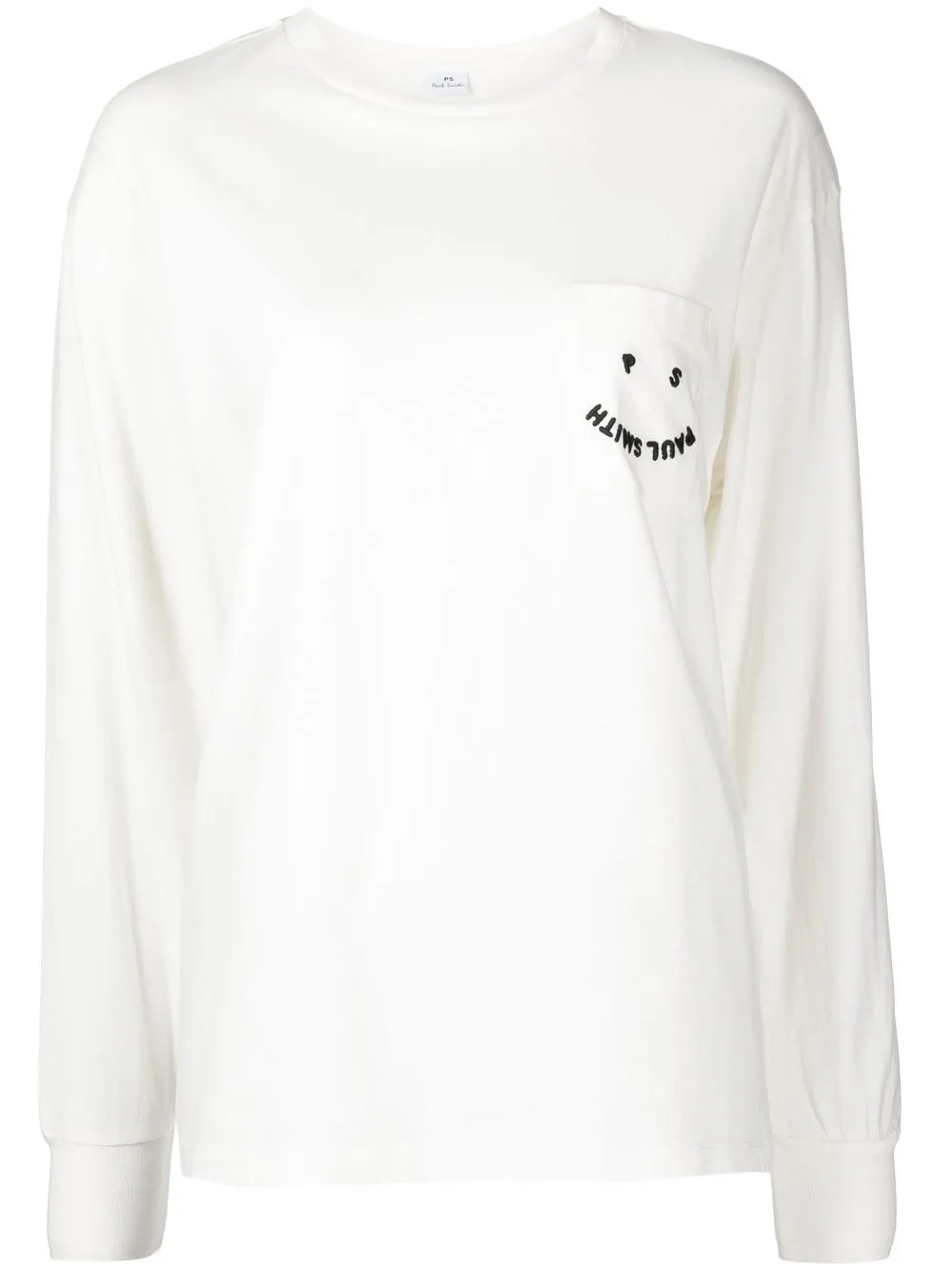 

PS Paul Smith top con motivo Smiley - Blanco