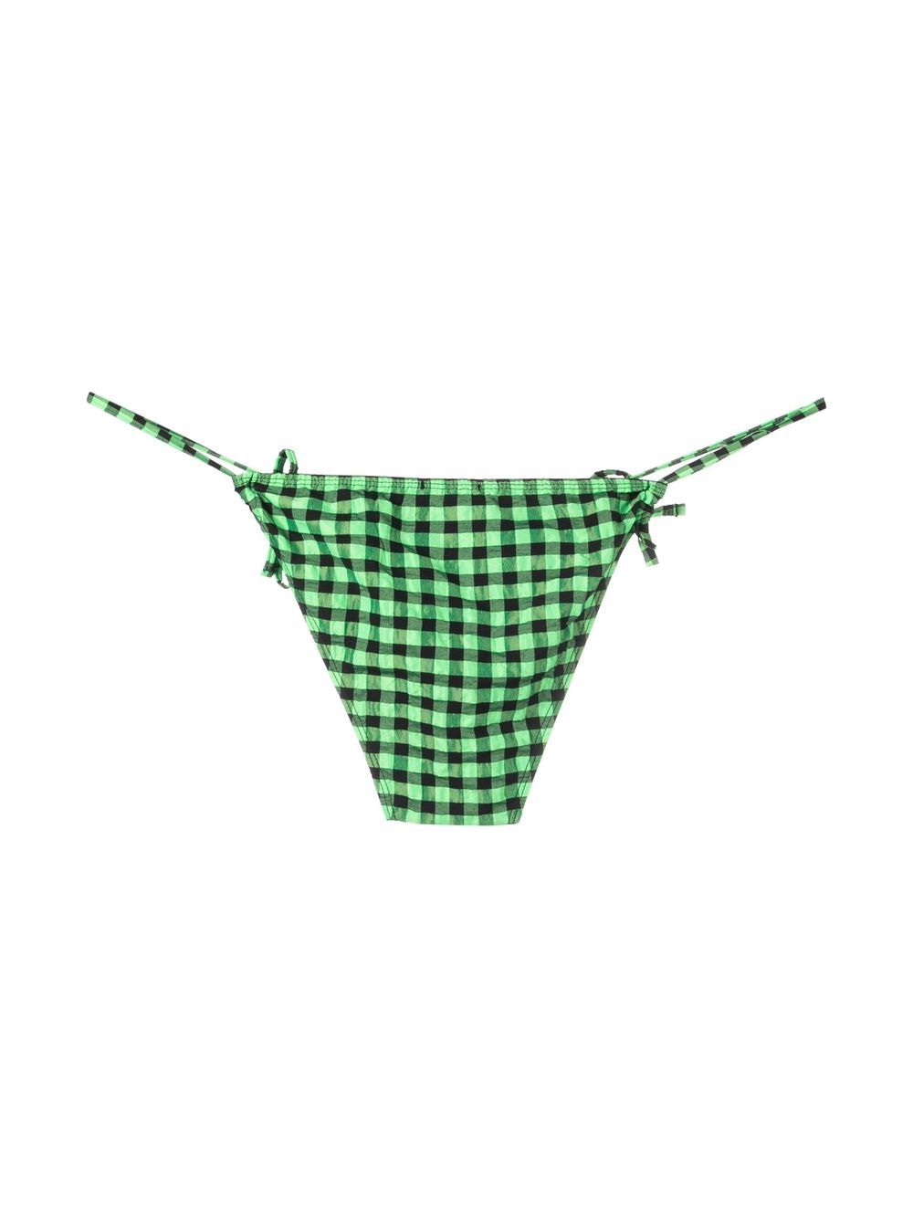 Roseanna Bikinislip met gingham ruit - Groen